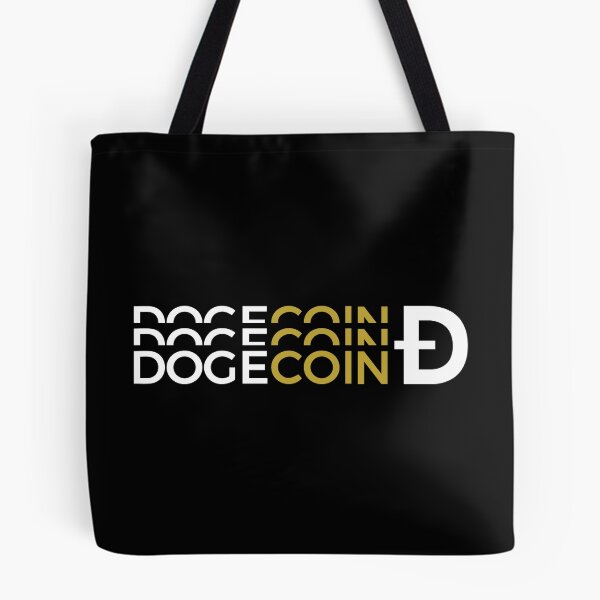 Item preview, Dogecoin DOGE Crypto Altcoin - Triple Text Logo designed and sold by CryptoMoods.