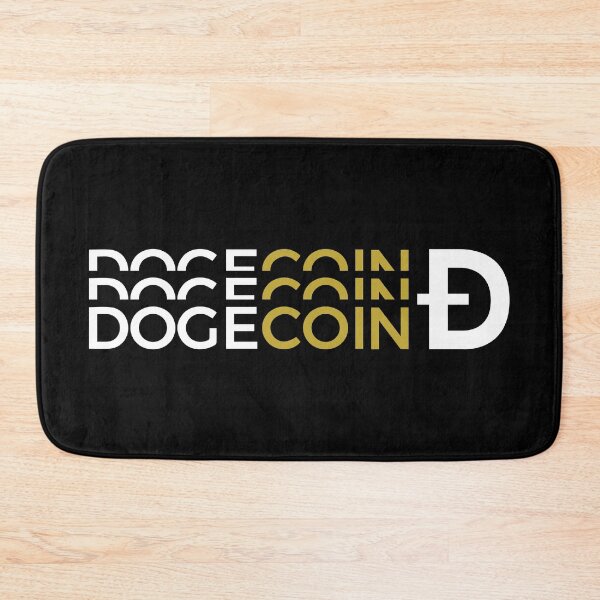 Item preview, Dogecoin DOGE Crypto Altcoin - Triple Text Logo designed and sold by CryptoMoods.