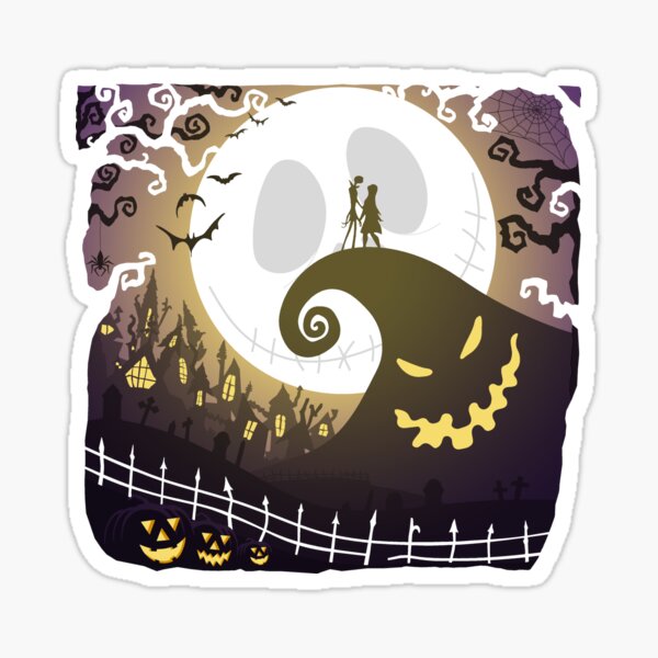 Pesadilla antes de Halloween Pegatina