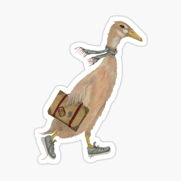 Runner Duck Sticker