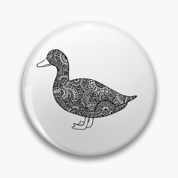 Item preview, Duck pattern doodle designed and sold by blackblizzard.