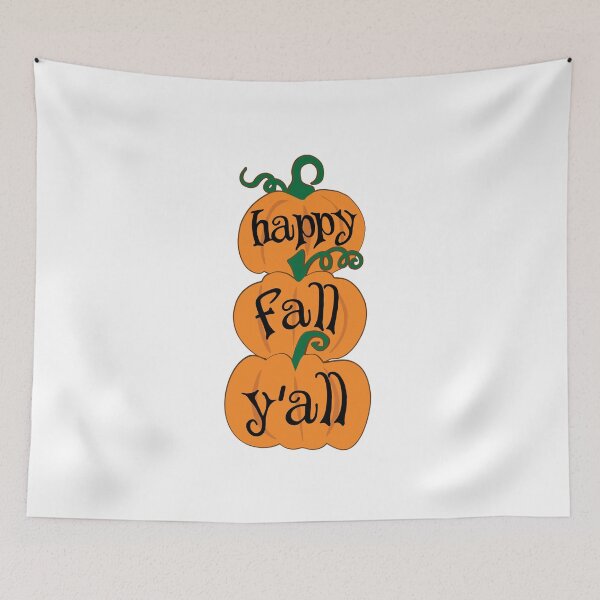 Item preview, Happy Fall Y'all - Pumpkins - Cute Fall Gifts designed and sold by FredbowMerch.