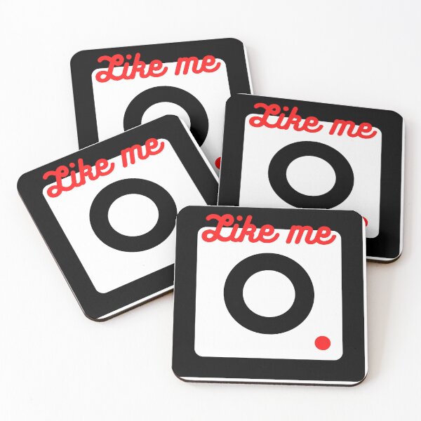 Item preview, like me - insta style black white red designed and sold by Jero-fan.