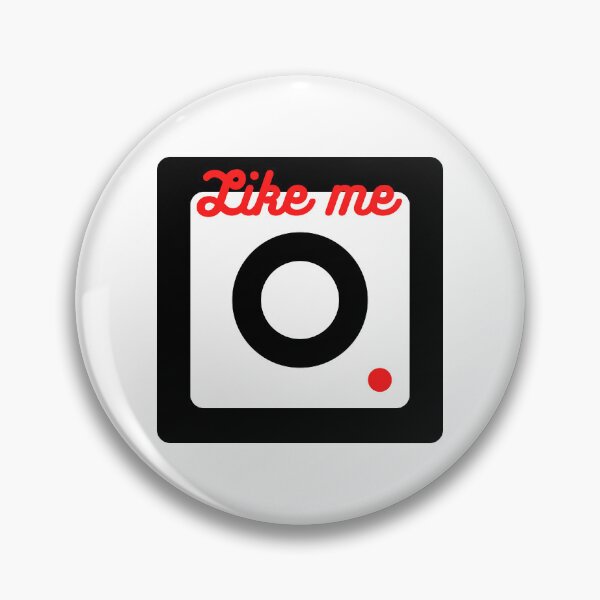 Item preview, like me - insta style black white red designed and sold by Jero-fan.