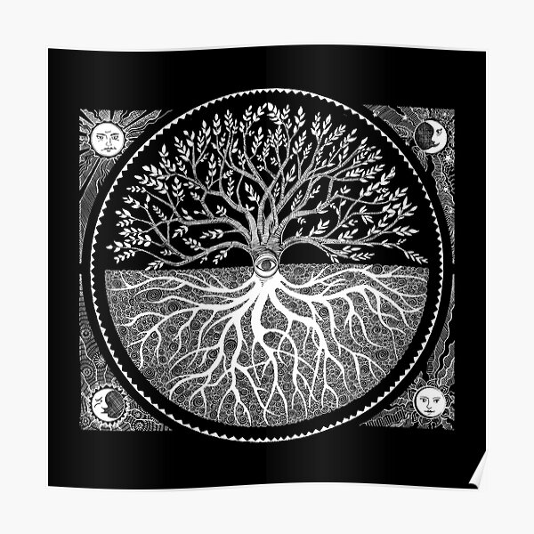 Druid Tree of LIfe Poster