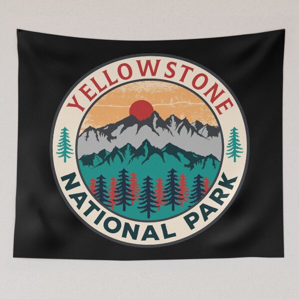Aperçu de l'œuvre  le parc national de Yellowstone créée et vendue par Road-tees.