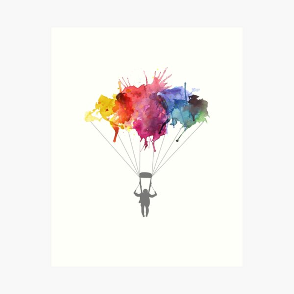 Artikel-Vorschau von Skydiver parachute, parachuting Tee / Fallschirmspringer, Fallschirmspringen. Gleitschirm, Gleitschirmfliegen., designt und verkauft von STYLESYNDIKAT.