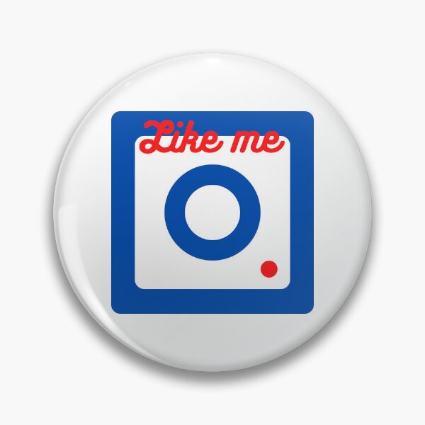 Item preview, like me -insta style blue white red designed and sold by Jero-fan.