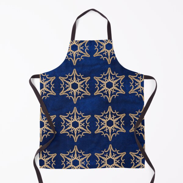 Item preview, Navy Blue & Gold Geometric Print designed and sold by Harman83.