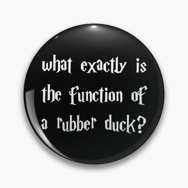Item preview, What exactly is the function of a rubber duck? designed and sold by Family-Shop.