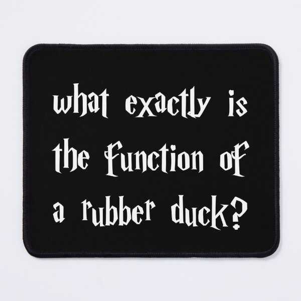 Item preview, What exactly is the function of a rubber duck? designed and sold by Family-Shop.