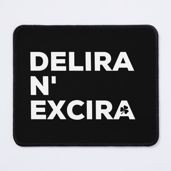 Item preview, Delira n Excira Irish Saying with Shamrock designed and sold by TrueCelt.