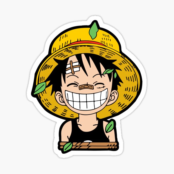 Luffy Drip Stickers For Sale Redbubble