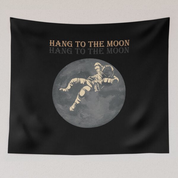 Item preview, Astronaut hang to the moon  designed and sold by SeniorPrint99.