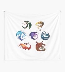 Tela decorativa Clases de dragones - Galaxy
