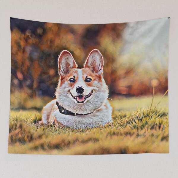Item preview, Friendly dog  designed and sold by MagiLand ⭐⭐⭐⭐⭐.