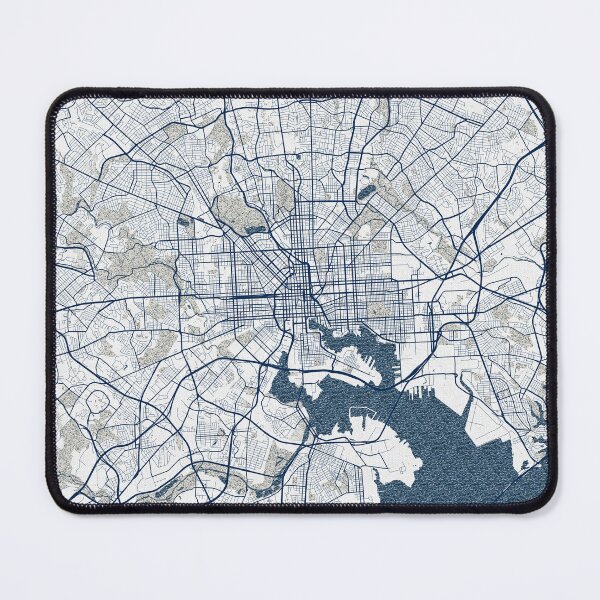 Item preview, Baltimore City Map of Maryland, USA - Coastal designed and sold by deMAP.
