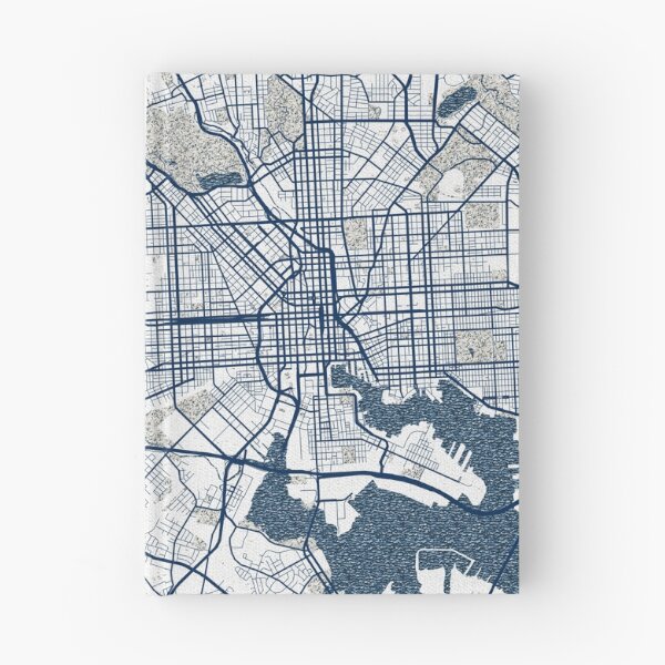 Item preview, Baltimore City Map of Maryland, USA - Coastal designed and sold by deMAP.