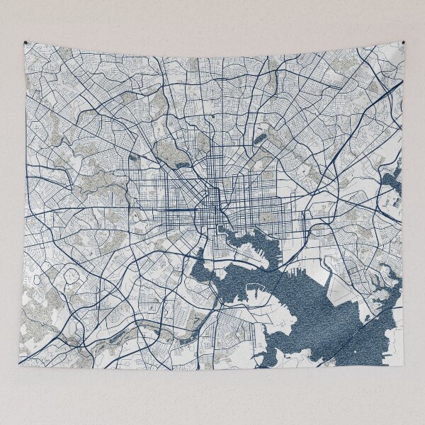 Item preview, Baltimore City Map of Maryland, USA - Coastal designed and sold by deMAP.