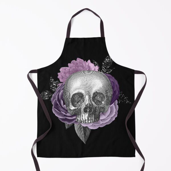 Item preview, Gothic Skull and Florals designed and sold by CelestialRaven.