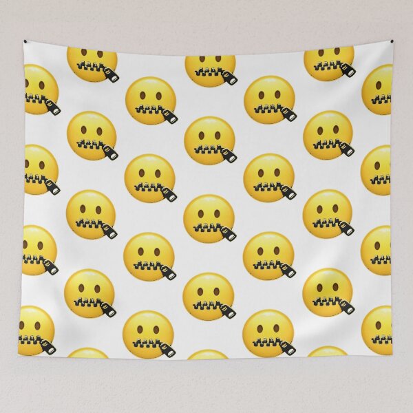 Item preview, 'Zipped- up' (emoji). designed and sold by timothybeighton.