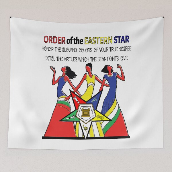 Item preview, OES Order Of The Eastern Star Logo Sistars The Guiding Light Freemason designed and sold by TopTeeShop.