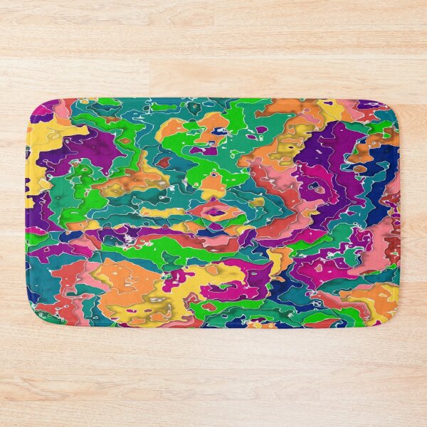 Item preview, Groovy colors map. designed and sold by DaliaSabryTee.
