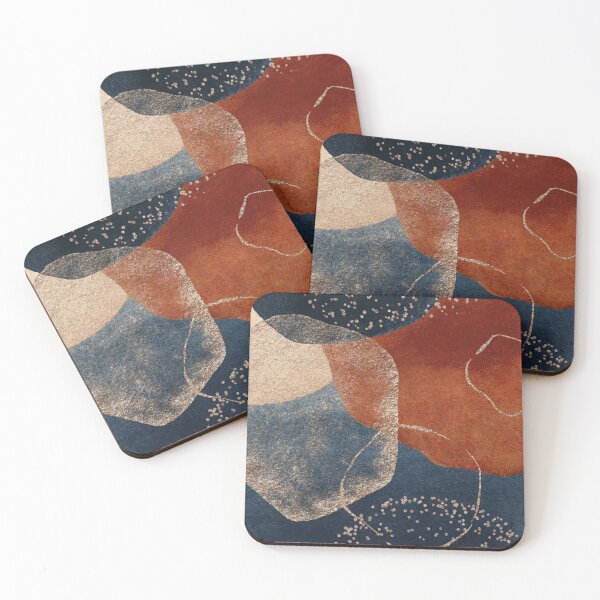 Item preview, Navy Blue, Blush pink & Terracotta designed and sold by Harman83.