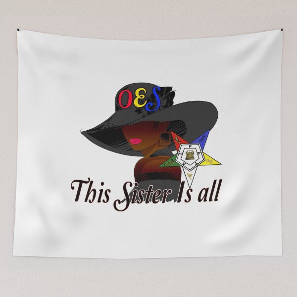 Item preview, OES Order Of The Eastern Star Logo Sistars My Sister's Keeper Freemason designed and sold by TopTeeShop.