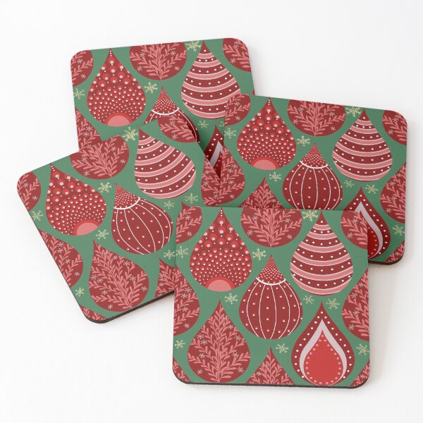 Item preview, Christmas Pattern Mandala Drops designed and sold by Anakathrin.