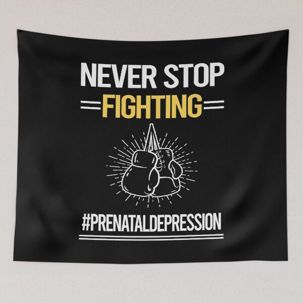 Item preview, Never Stop Fighting With Depression designed and sold by StoreHornedFace.