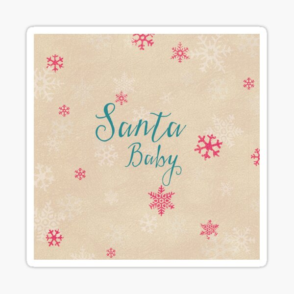 Santa Baby Sticker