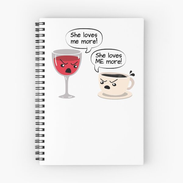Item preview, Wine vs. Coffee - She Loves Me More - Funny Mom Gift designed and sold by FredbowMerch.