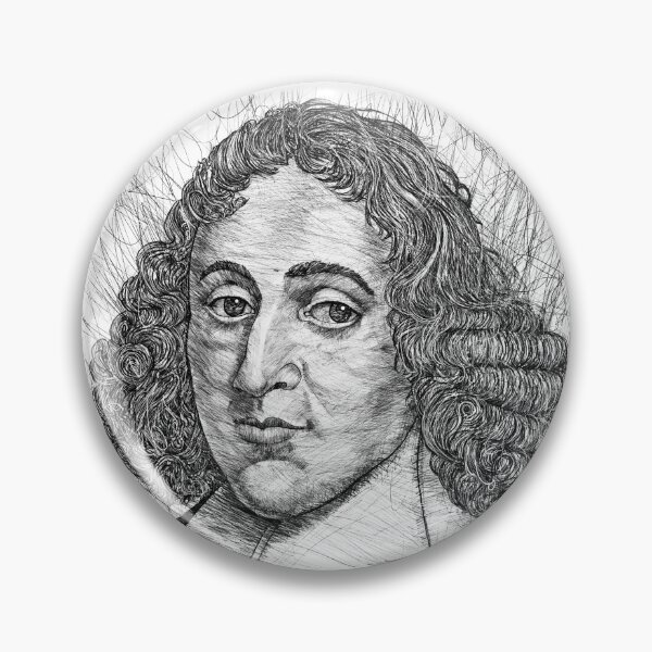 Item preview, BARUCH SPINOZA pencil portrait designed and sold by lautir.