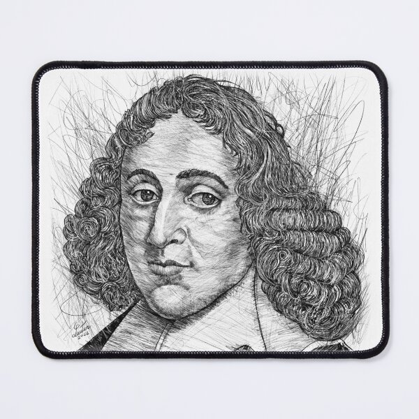 Item preview, BARUCH SPINOZA pencil portrait designed and sold by lautir.