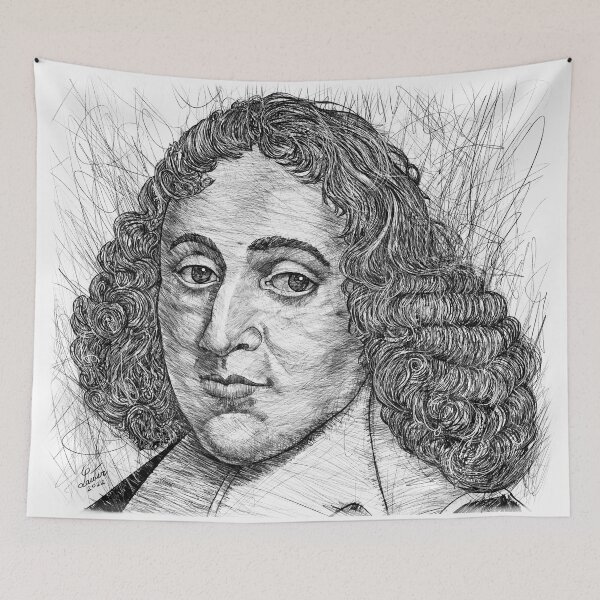 Item preview, Retrato a lápiz de BARUCH SPINOZA designed and sold by lautir.