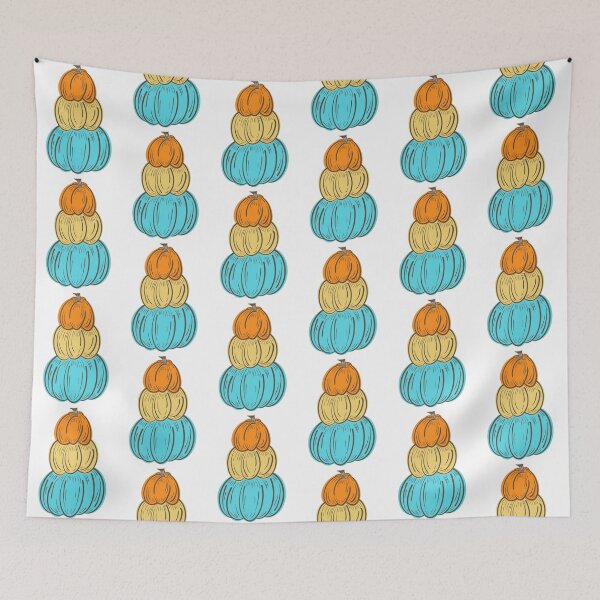 Item preview, Orange, Yellow And Blue Pumpkin  designed and sold by missmann.