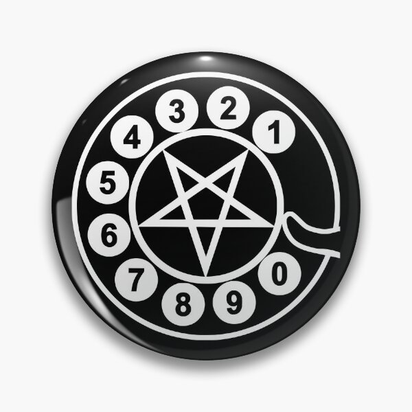 Artikelvorschau, DIAL-O-GRAM Rotary Phone Invertiertes Pentagramm entworfen und verkauft von PhreakStyle.