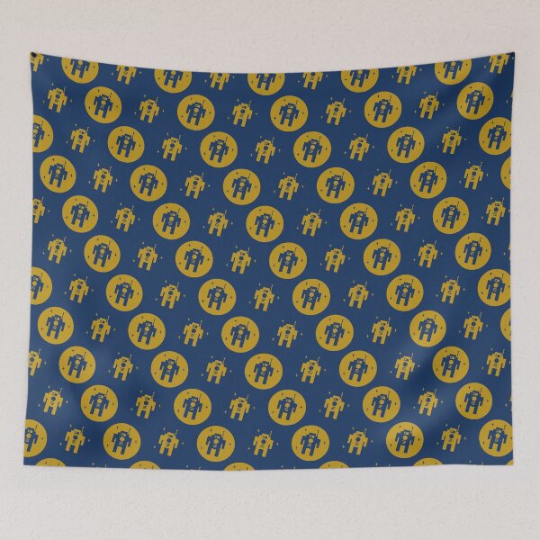 Item preview, Retro Spacemen (Blue) designed and sold by gmroyle.