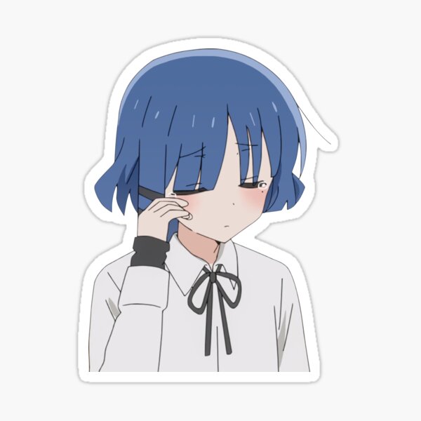 Bocchi Cool Ryo Yamada Fanart | Sticker