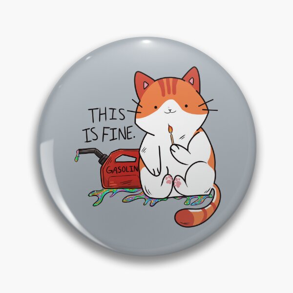 Item preview, This is Fine Cat  designed and sold by matchacha-art.