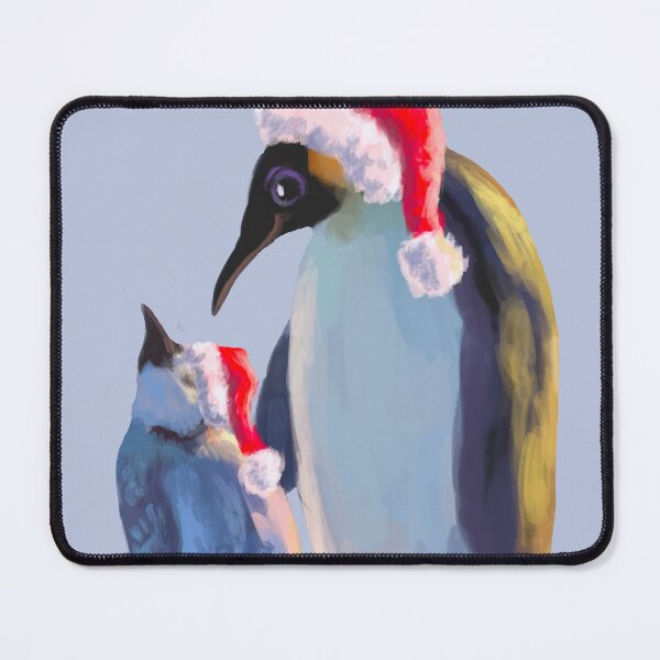 Item preview, Mother and Child Christmas Penguins designed and sold by TheArtCave.