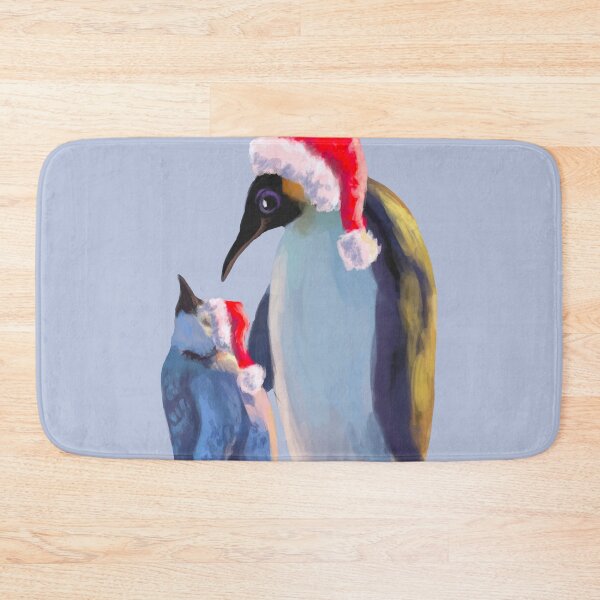 Item preview, Mother and Child Christmas Penguins designed and sold by TheArtCave.