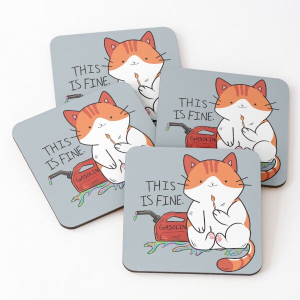 Item preview, This is Fine Cat  designed and sold by matchacha-art.