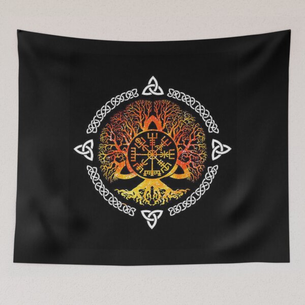 Item preview, Norse Mythology Symbol yggdrasil designed and sold by garimag.