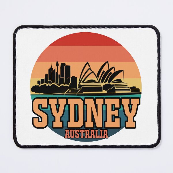Item preview, Retro Sunset Sydney Australia designed and sold by DynastyArt.