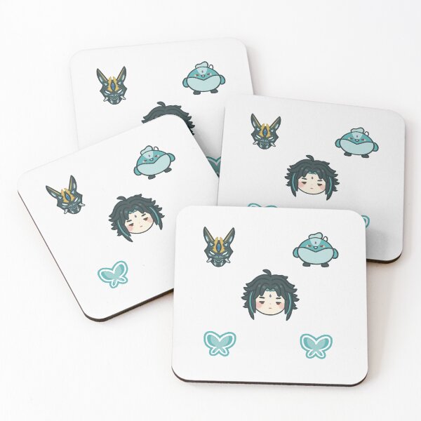 Item preview, Xiao sticker pack from Genshin Impact Video Game Character designed and sold by stringbbeans.