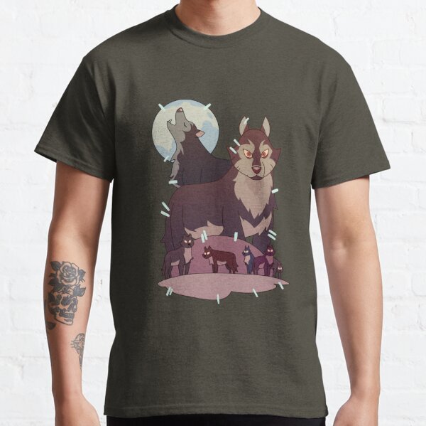 Hunter's T-Shirt with wolves | The Owl House Classic T-Shirt