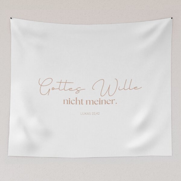 Item preview, God's will, not mine. designed and sold by creative-duo.