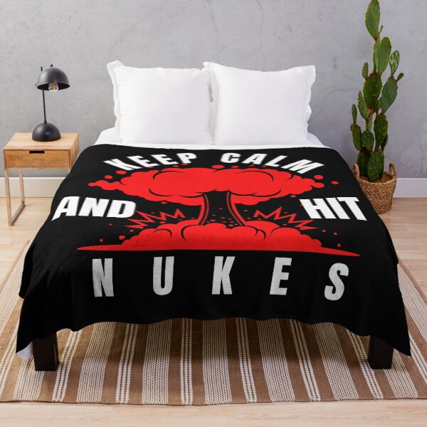 Item preview, keep calm and hit nukes designed and sold by myhoume2.